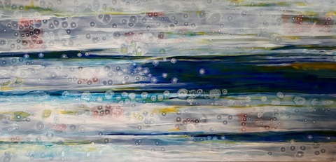 Laura Gurton Landscape Abstraction oil on linen