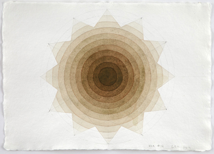 LAURA SUE KING paintings on paper watercolor, pencil, paper