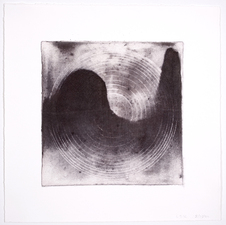 LAURA SUE KING prints Monoprint, watercolor on drypoint