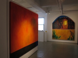 Laura Westby 2010 Exhibit Installation Views Acrylic / canvas