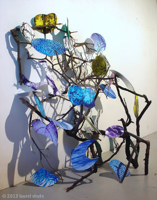 LAUREL SHUTE  Sculpture Installation photography and branches