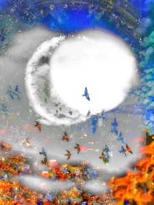 Laurie Freitag : Photographer Lunar Sanctuaries & Lunar Fields (B&W/Color Mixed-Media) 