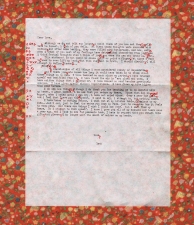leah floyd Corrected Love Letters archival inkjet print
