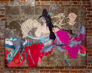 Leigh Anne Chambers Recent work 73" x 54"