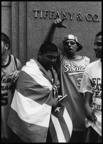 leigh leibel photography puerto rican parade, nyc - street work gelatin silver print