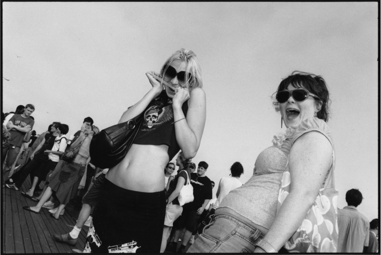 leigh leibel photography coney island, street work gelatin silver print