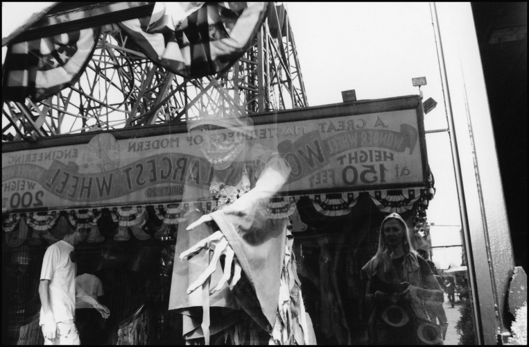 leigh leibel photography coney island, street work gelatin silver print