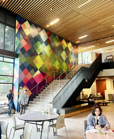 LEO BERSAMINA Large Projects Acrylic on Painted Drywall