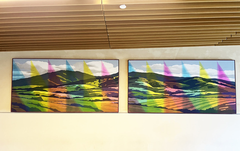 LEO BERSAMINA Large Projects Acrylic on panel