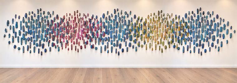LEO BERSAMINA Large Projects Acrylic on found wood