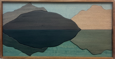  Wood Paintings Acrylic/stain on panel