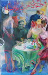  COLLECTIVE CONSCIOUSNESS;            Carnivale / Restaurant  oil / canvas