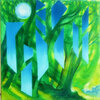  MUSIC ~ ORCHESTRAS and MUSICIANS oil on canvas