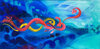  MUSIC ~ ORCHESTRAS and MUSICIANS oil on canvas 