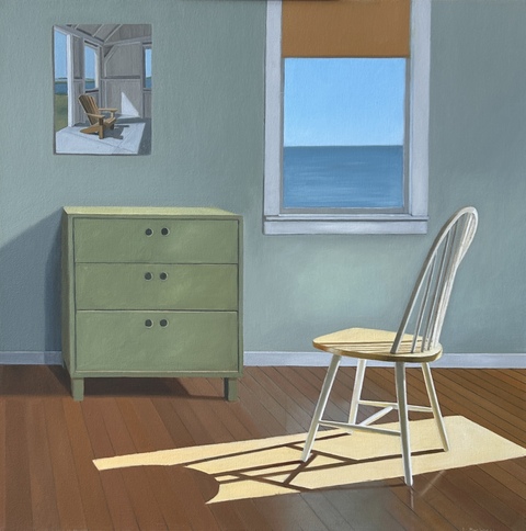 Linda Pochesci  Interiors Oil/Canvas