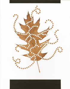 Linda Stillman Botanicals leaves, acrylic on paper