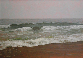 Frank Lind Small Seascapes  o/c