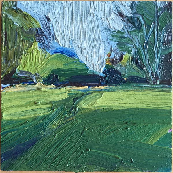 Lindsey W. F. Perkel Paintings, En Plein Air oil on board