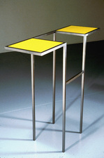 Livio Saganić Tables Steel and glass