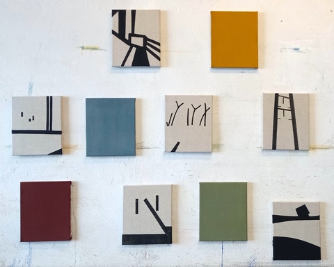 Liv Mette Larsen Paintings 2024-2026 Egg tempera on linen