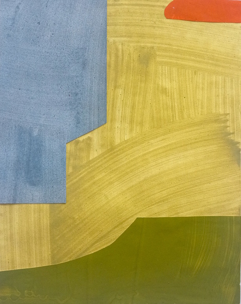 Liv Mette Larsen Works on Paper 2024 - 2026 Collage/egg tempera on paper