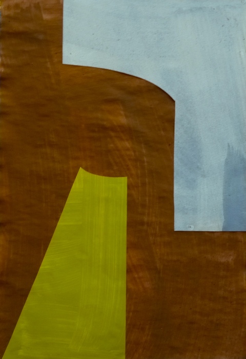 Liv Mette Larsen Works on Paper 2024 - 2026 Collage/egg tempera on paper
