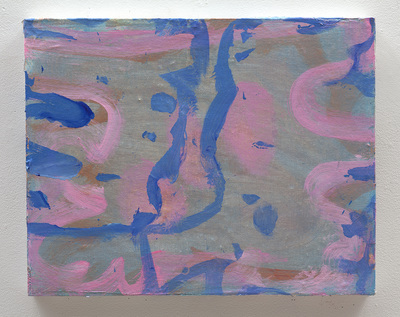 Liza Bingham 2-D oil and acrylic on muslin on panel
