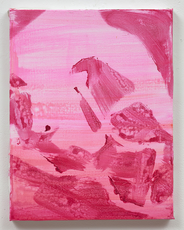 Liza Bingham 2-D acrylic on muslin over panel
