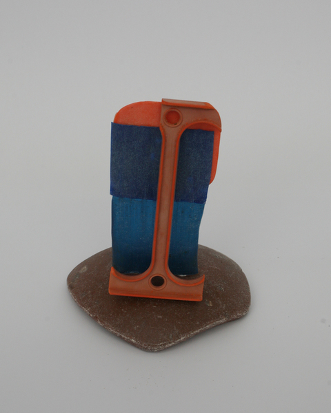 Sculptures found plastic
