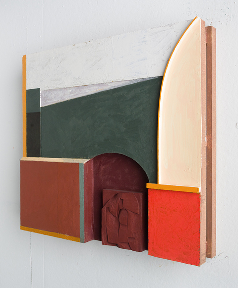 City Thoughts (sideview) Paintings Oil on wood