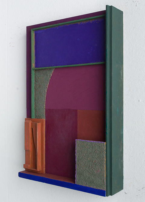 Island Night (sideview) Paintings Oil on wood