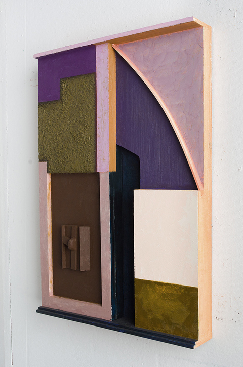 Map Path (sideview) Paintings Oil on wood