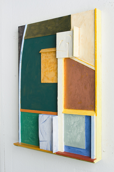 Young Walk (sideview) Paintings Oil on wood