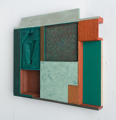 Waiting Room (sideview) Paintings Oil on wood