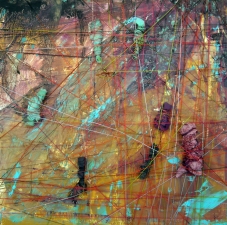 Lorie McCown Paint acrylic/mixed media on wood