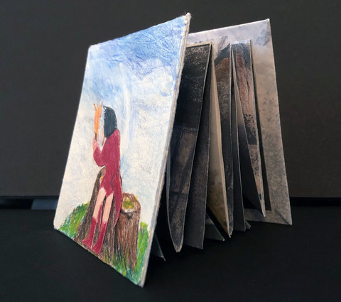 lou anne colodny  Environments: a concertina book digital prints from the series , "the others" 