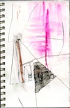  Sketchbooks  watercolor and ink
