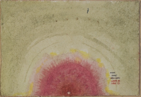 Pink Mound #2 Mounds-2007-15 watrcolor on paper