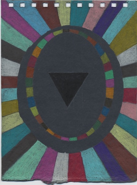B #1 Black Book 2008-12 colored pencil and charcol on paper