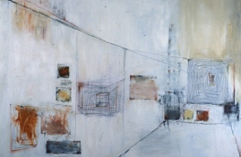 Louise Weinberg Buildingscapes oil on canvas 