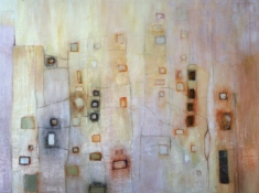 Louise Weinberg Buildingscapes oil on canvas 