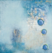 Louise Weinberg  Sphere Series- Emerging oil on canvvas
