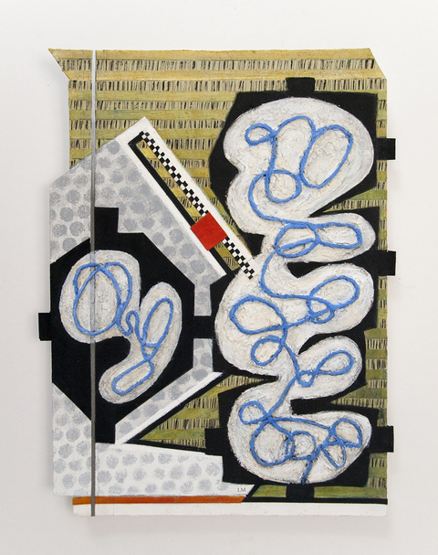 Miniatures mixed media collage on paper on museum board Miniatures mixed media collage on paper on museum board