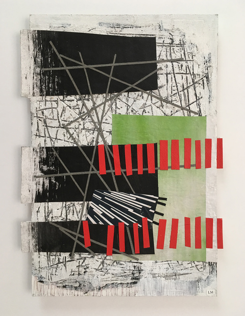 Miniatures mixed media collage on paper on museum board Miniatures mixed media collage on paper on museum board