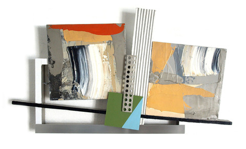 See Saw Highlights oil and mixed media