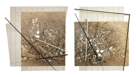 Intelligent Design Highlights oil on wood and canvas over shaped support