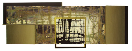 In a Landscape III Highlights oil on wood and canvas over panel
