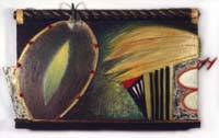 Still Life with Shelf -- The Alchemist Highlights oil, mixed media on canvas
