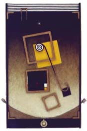 Pendulum Highlights oil, mixed media on canvas