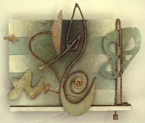 Things Past Highlights oil, mixed media on panel